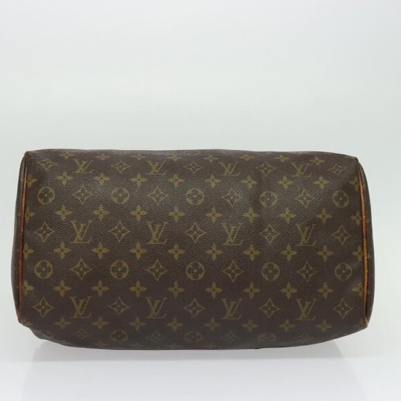 LOUIS VUITTON Monogram Speedy 35 Hand Bag M41524 LV Auth 135839 - Picture 6 of 16